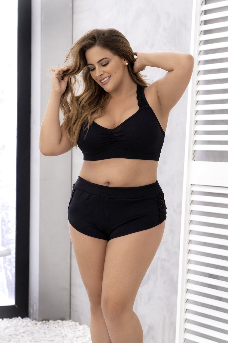 High Waist Pijama Set
